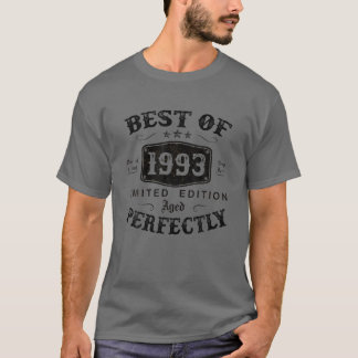 Bästa av 1993 30-åriga gåvor från 30års födelsedag t shirt