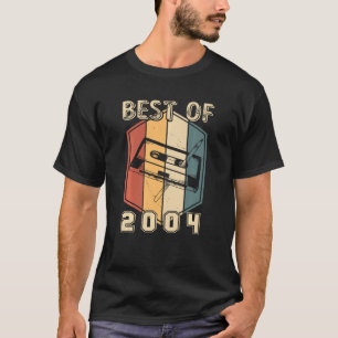 Bästa av 2004 18-åriga kassettband 18:e födelsedag t shirt