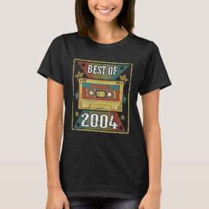 Bästa av 2004 års Retro Vintage Cassette Tape Clas T Shirt