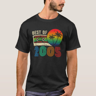 Bästa av 2005 års 17:e Vintage-kassettgräns T Shirt