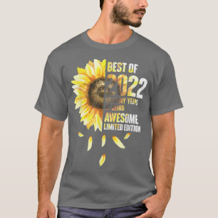 Bästa av 2022-årsjubileet av födelsedagen t shirt