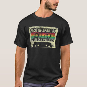 Bästa av april 2000 20:e födelsedagsgåva 20 år gam t shirt
