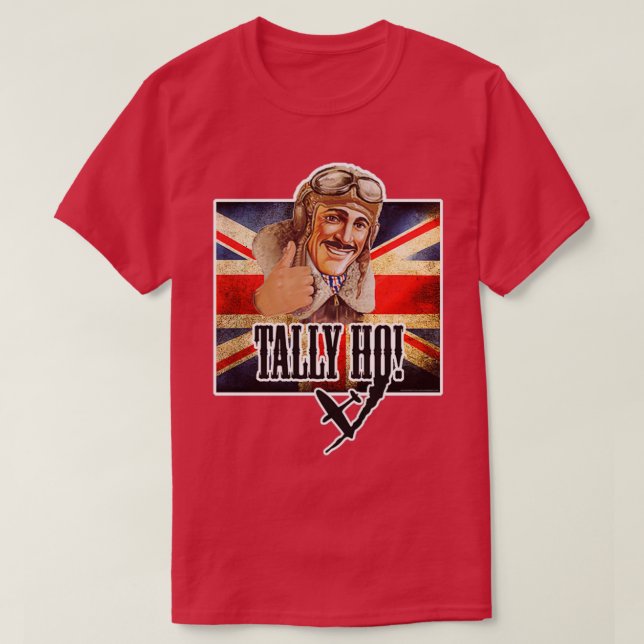 Bästa av British Tally Ho T Shirt (Design framsida)