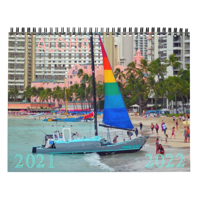 Bästa av Hawaii 2021-2022 Kalender (Omslag)