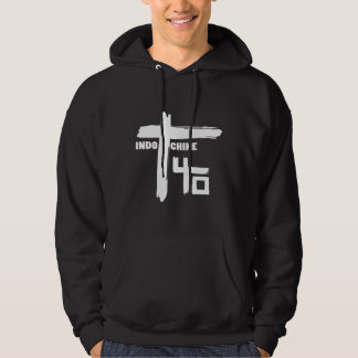 Bästa av Indochine band logotyp1 exselna Genres St Hoodie