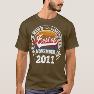 Bästa av november 2011 11:e födelsedagsgåvan för 1 t shirt