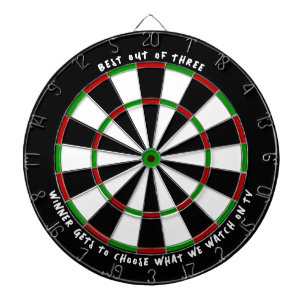 "BÄSTA AV TRE" Anpassningsbar Darts Game Winners-p Darttavla