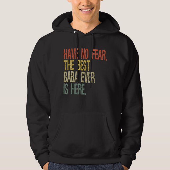 Bästa Baba någonsin Hoodie (Framsida)