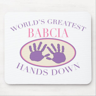 Bästa Babcia för allt T-shirt Musmatta