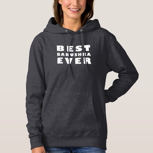Bästa babushka någonsin t shirt (Framsida)
