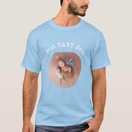 Bästa BABY någonsin Ladda upp ditt kvadratfamiljfo T Shirt