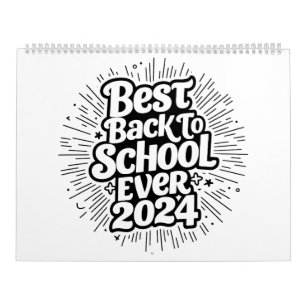 Bästa Back to school någonsin 2024-design Kalender
