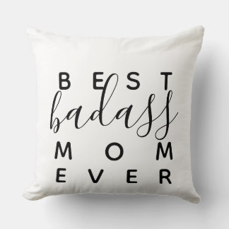 Bästa Badass Mamma Genom Tiderna Rolig Hemdekor Kudde