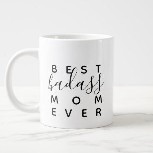 Bästa Badass Mamma Någonsin Rolig Kaffemugg Jumbo Mugg