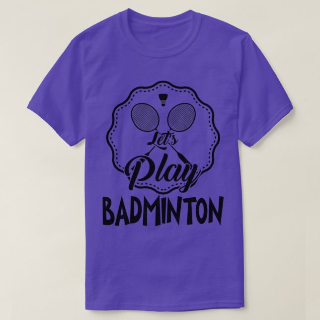 Bästa badminton-spelare 4 t shirt (Design framsida)