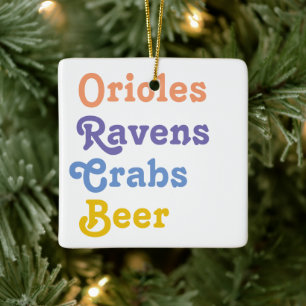 Bästa Baltimore Julgransprydnad Keramik