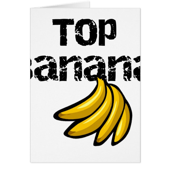 Bästa banan hälsningskort (Framsidan)