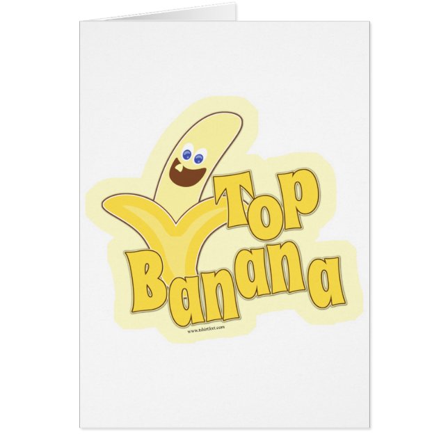 Bästa banan hälsningskort (Framsidan)