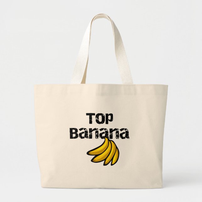 Bästa banan jumbo tygkasse (Framsidan)