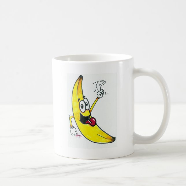 Bästa banan som dansar banantecknaden kaffemugg (Höger)
