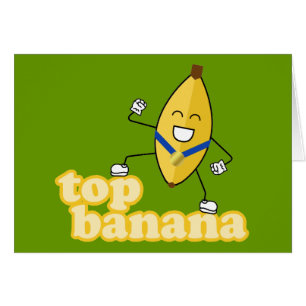 Bästa banankort hälsningskort