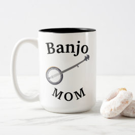 Bästa "Banjo MAMMA" nånsin! Mors dag Två-Tonad Mugg