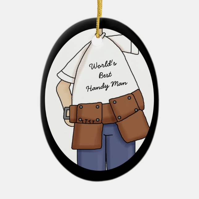 Bästa bärarnamn julgransprydnad keramik (Framsidan)