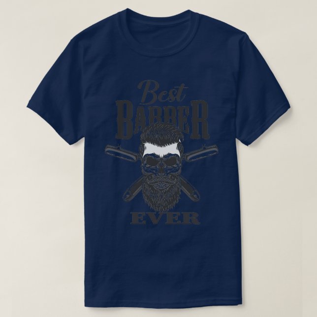 Bästa Barber någonsin 6 T Shirt (Design framsida)