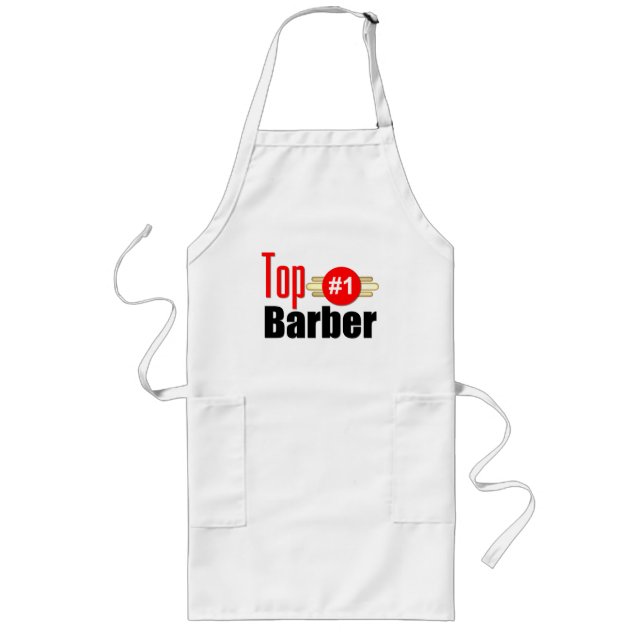 Bästa barberare långt förkläde (Framsidan)