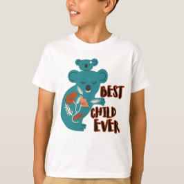 Bästa barn någonsin Koala Mors dag T Shirt