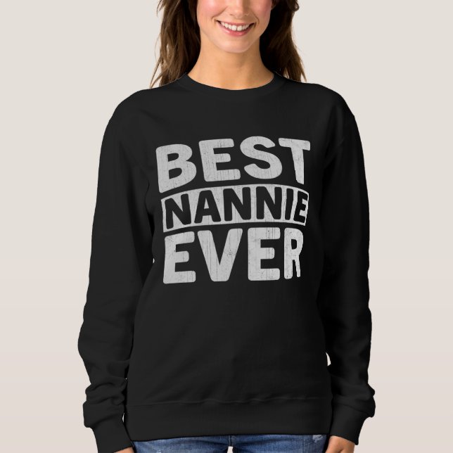 Bästa barnflicka någonsin Mors dag barnflicka T Shirt (Framsida)