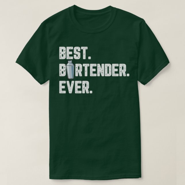 Bästa Bartender-apparaten någonsin har druckit Bar T Shirt (Design framsida)