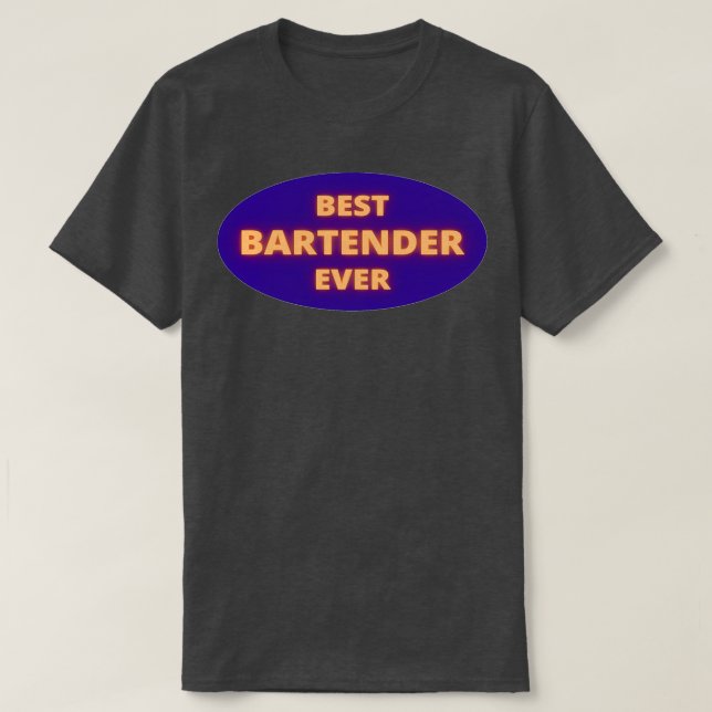 Bästa bartender någonsin 14 t shirt (Design framsida)
