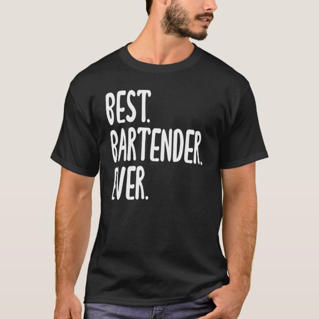 Bästa Bartender-Superskojet... T Shirt (Framsida)