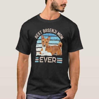 Bästa Basenji Mamma någonsin Hund Mors dag Tee