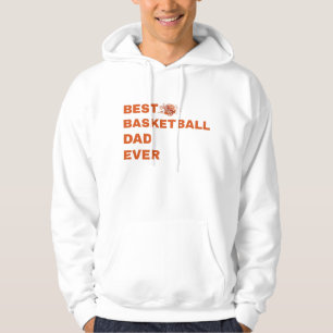 Bästa basketpappan någonsin hoodie