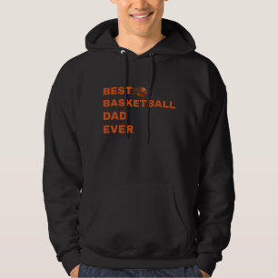 Bästa basketpappan någonsin hoodie