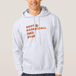 Bästa basketpappan någonsin hoodie