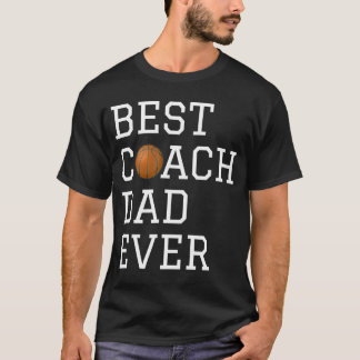 Bästa baskettränare pappa någonsin Coaching Pappor T Shirt