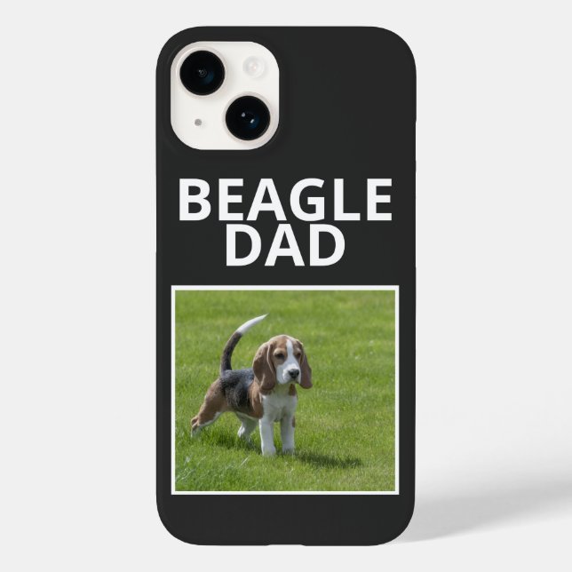 BÄSTA BEAGLE HUND PAPPA PHOTO-PET (Baksida)