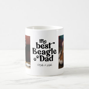 Bästa Beagle Pappa 2 Foto Mall Kaffemugg
