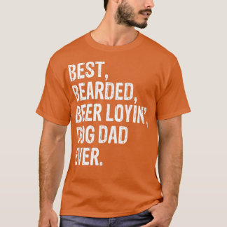 BÄSTA BEARBETADE NÖTKÖTTLOYIN HUND PAPPA NÅGONSIN T SHIRT