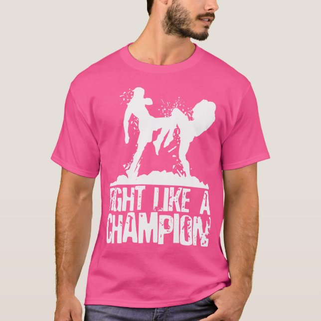 Bästa bekämpare K1 Fight night Sport Martial Arts  T Shirt (Framsida)