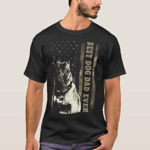 Bästa belgiska Malinois Pappa någonsin Shirt, Camo T Shirt