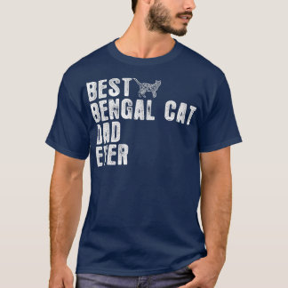 Bästa BENGAL CAT PAPPA någonsin T Shirt