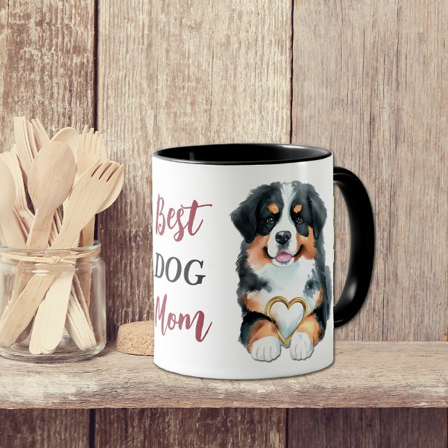 Bästa Bernese Mountain Dog-mamma Mugg (Skapare uppladdad)