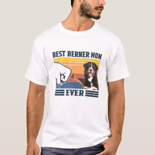 Bästa Bernese Mountain Hund Mamma Alltid Rolig hun T Shirt