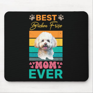 Bästa bichon Frise Mamma Alltid Hund älskare Mamma Musmatta