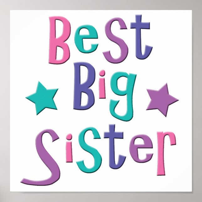 Bästa Big Sister Poster (Framsidan)