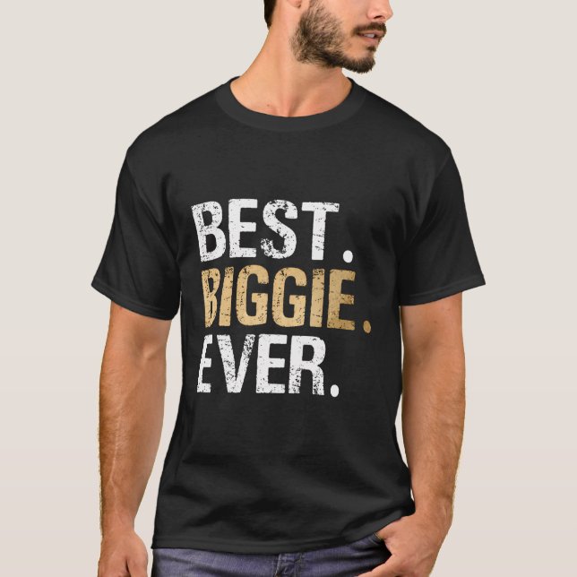 Bästa Biggie någonsin Speciell morfar T Shirt (Framsida)